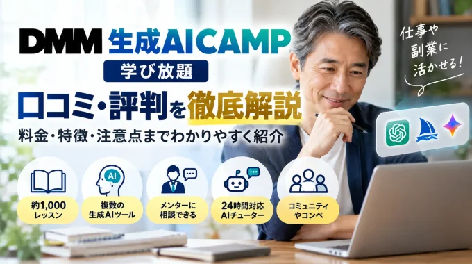 DMM生成AI CAMP口コミ徹底解説
